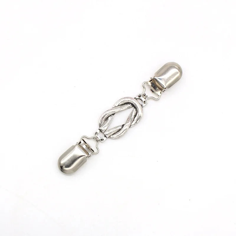 Vintage-Metal-Clip für Schal & Pullover
