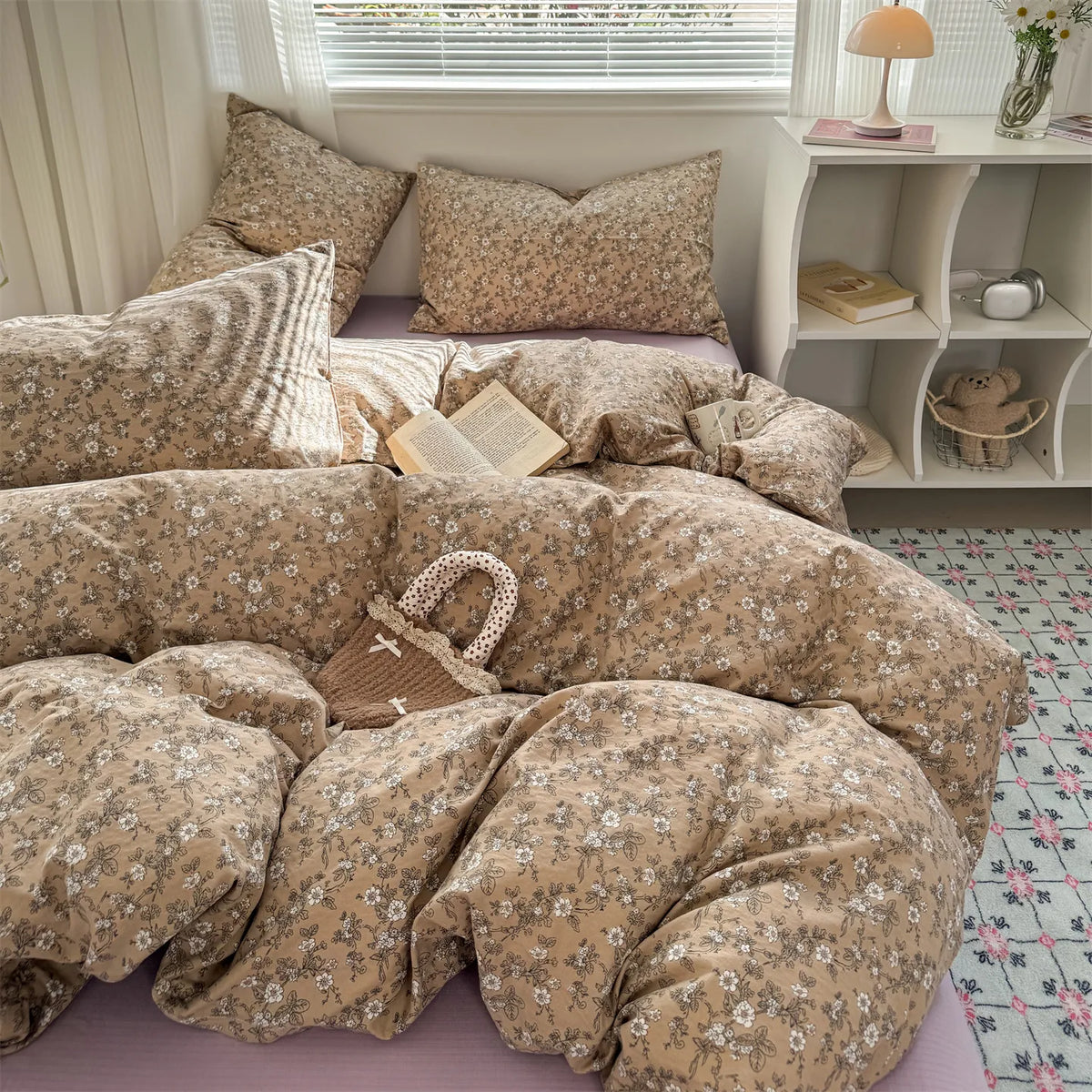 Ultra-Soft Microfiber Duvet Cover Set with Pillowcases