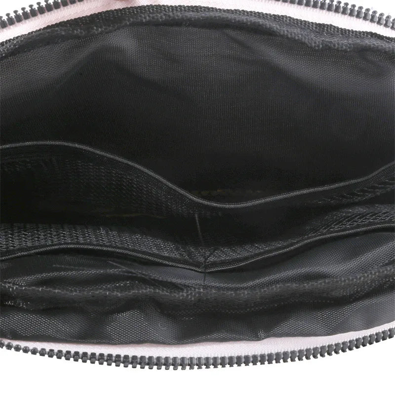 Versatile Nylon Waist Pack with Zippered Pockets