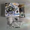 A box and components for a Guardian Revizer 160SB premium metal spinning top battle set.