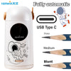 Astronaut Electric Pencil Sharpener with USB-C Charging