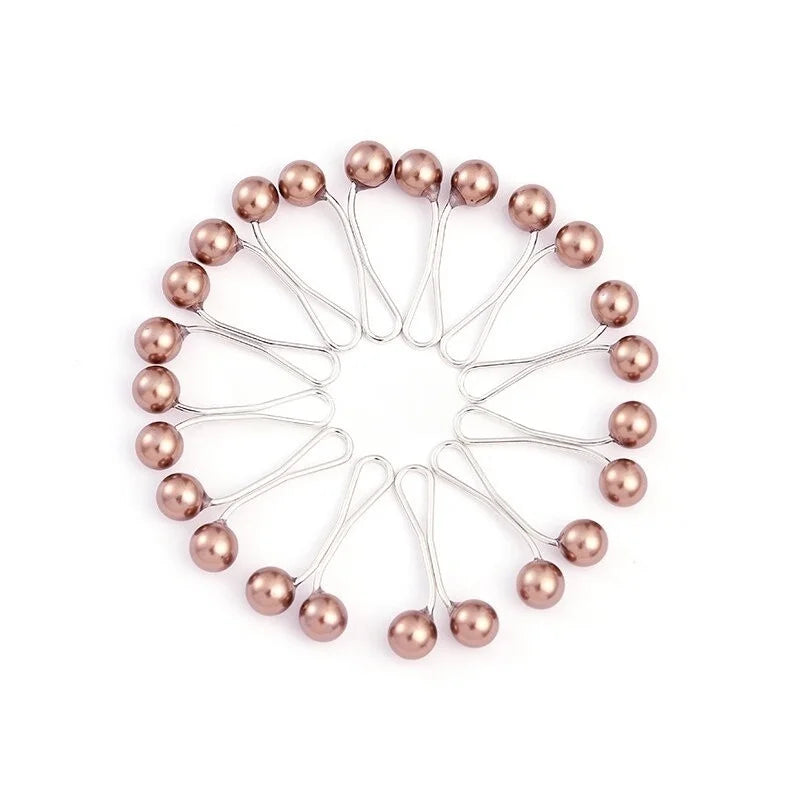 Alfileres de Perla para Hiyab - Set de 12