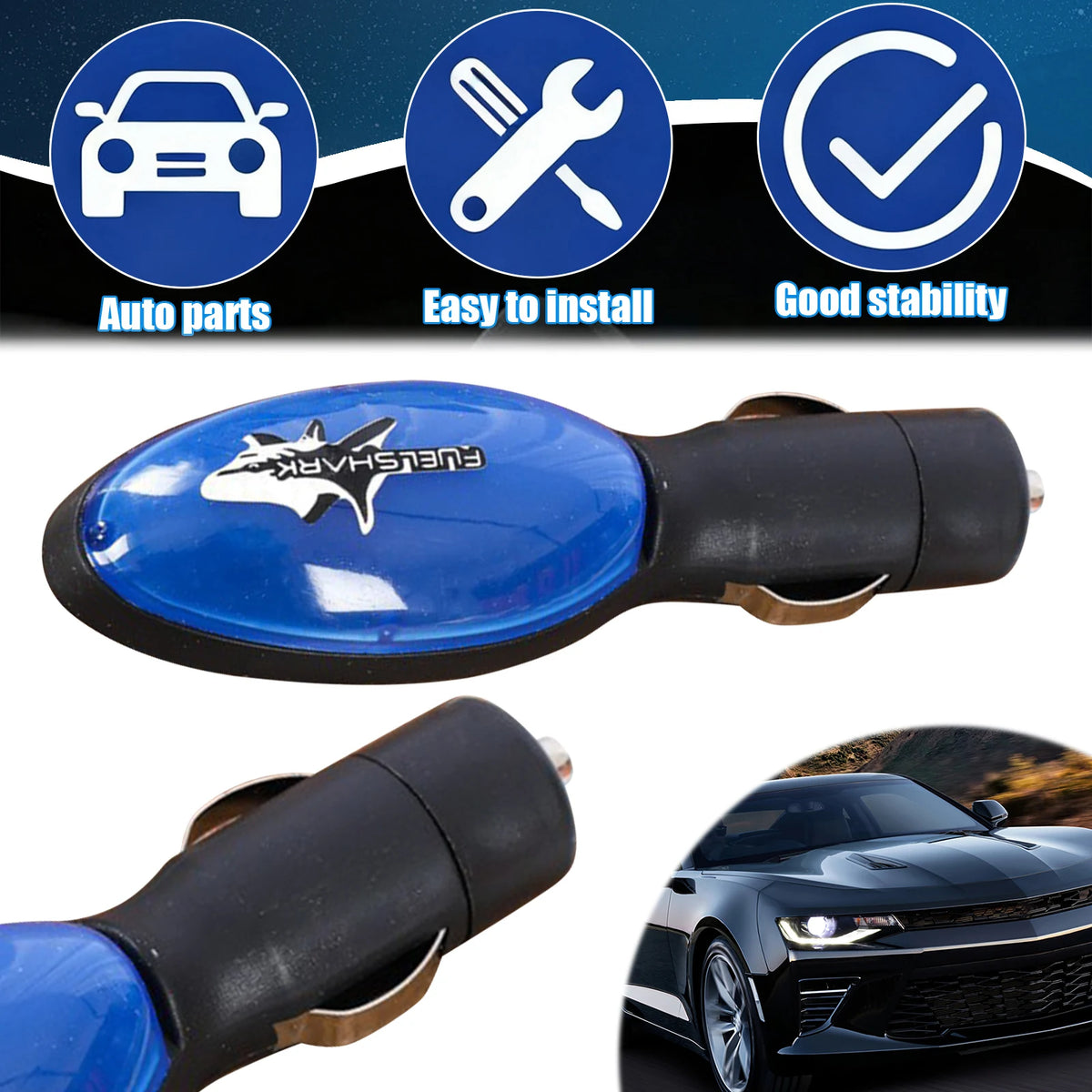Universal 12V Fuel Saver Device – Plug-and-Play Fuel Economy Booster for Gas & Diesel Vehicles