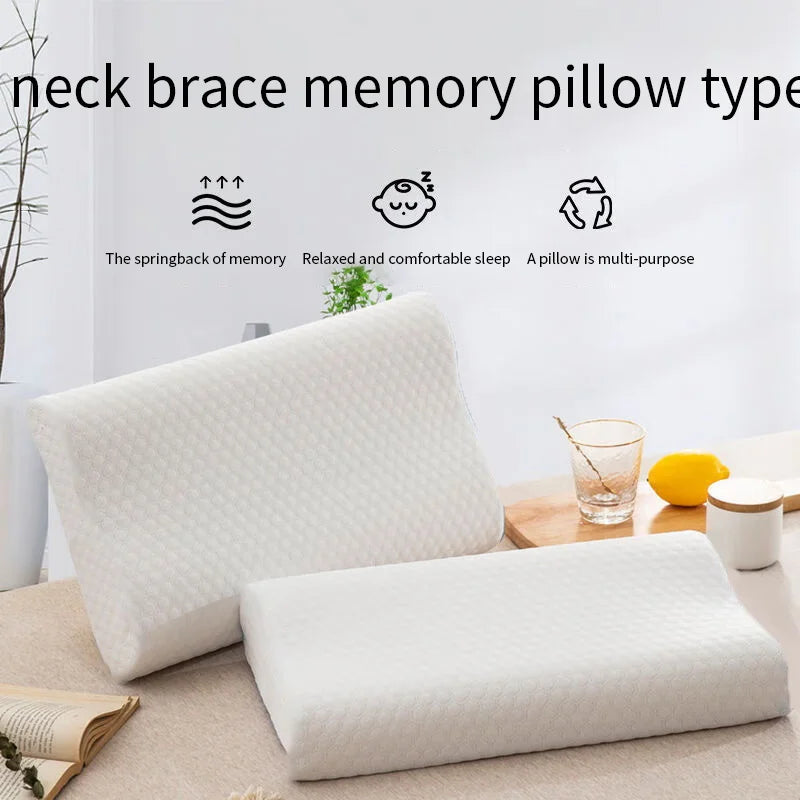 Cooling Memory Foam Pillow with Temperature-Sensitive Support