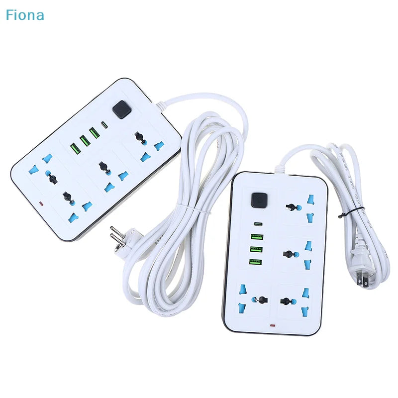 Universal Power Strip with Surge Protection