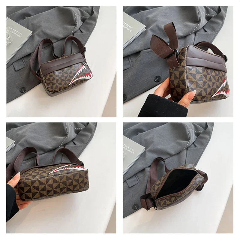 Creative Shark Mouth Crossbody Phone Bag