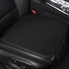 Black breathable ice silk car seat cushion with a red switch visible in the vehicle interior.