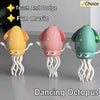 Interactive Dancing Octopus Toy with LED Lights and Obstacle Avoidance