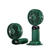 Portable USB Rechargeable Mini Fan with Digital Display