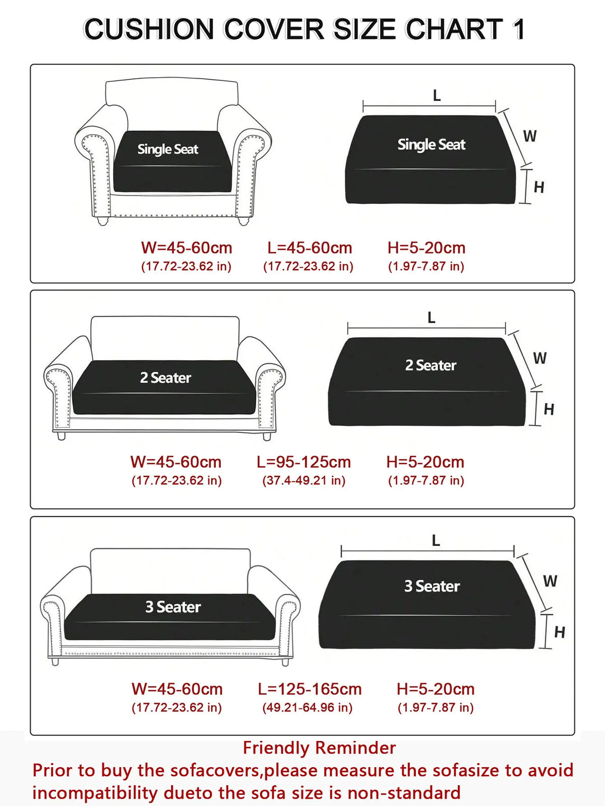 Non-Slip Stretch Sofa Cover for Furniture Protection
