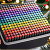 Dual-Tip Permanent Markers – 12 Color Art Set for Drawing & Crafting