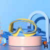 Anti-Fog Swim Goggles with Integrated Earplugs