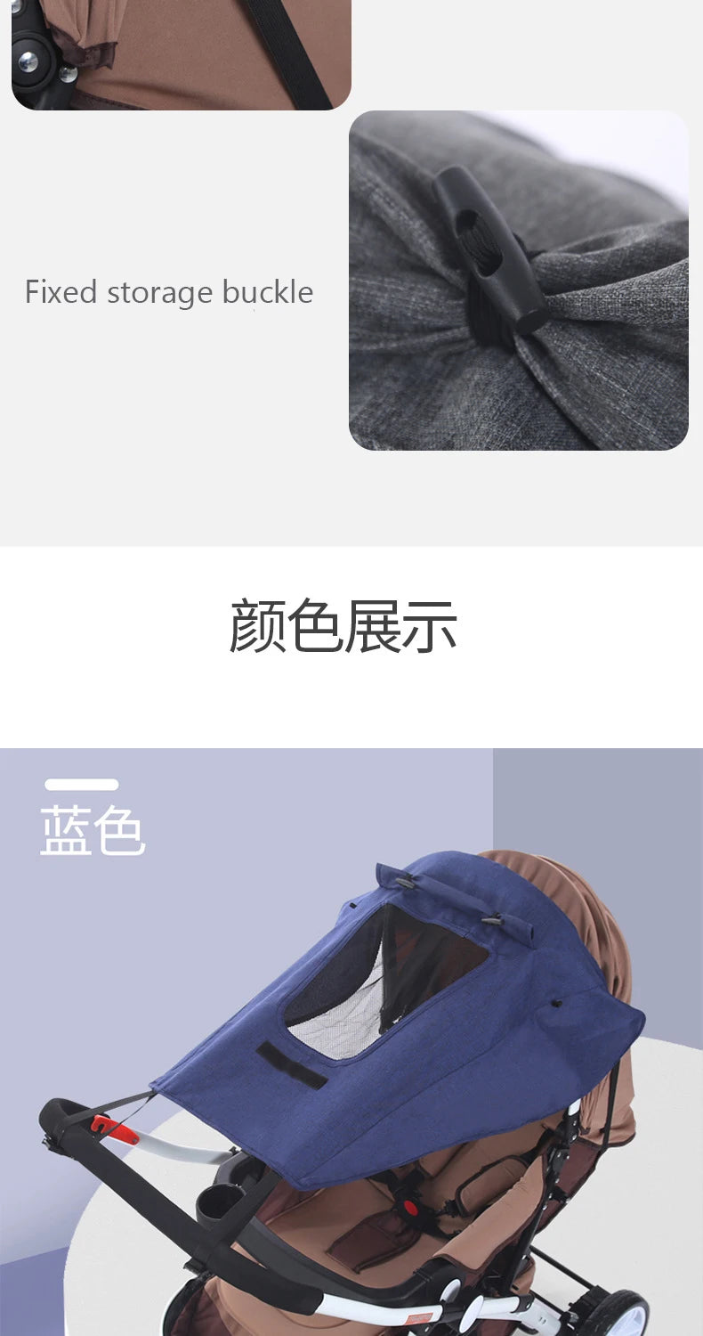Universal Stroller Sun Shade with UV Protection