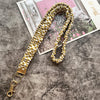 Elegant Gold Keychain Lanyard with Adjustable Neck Strap
