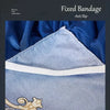 4-Piece Royal Blue Bedding Set with Bed Skirt and Pillow Covers