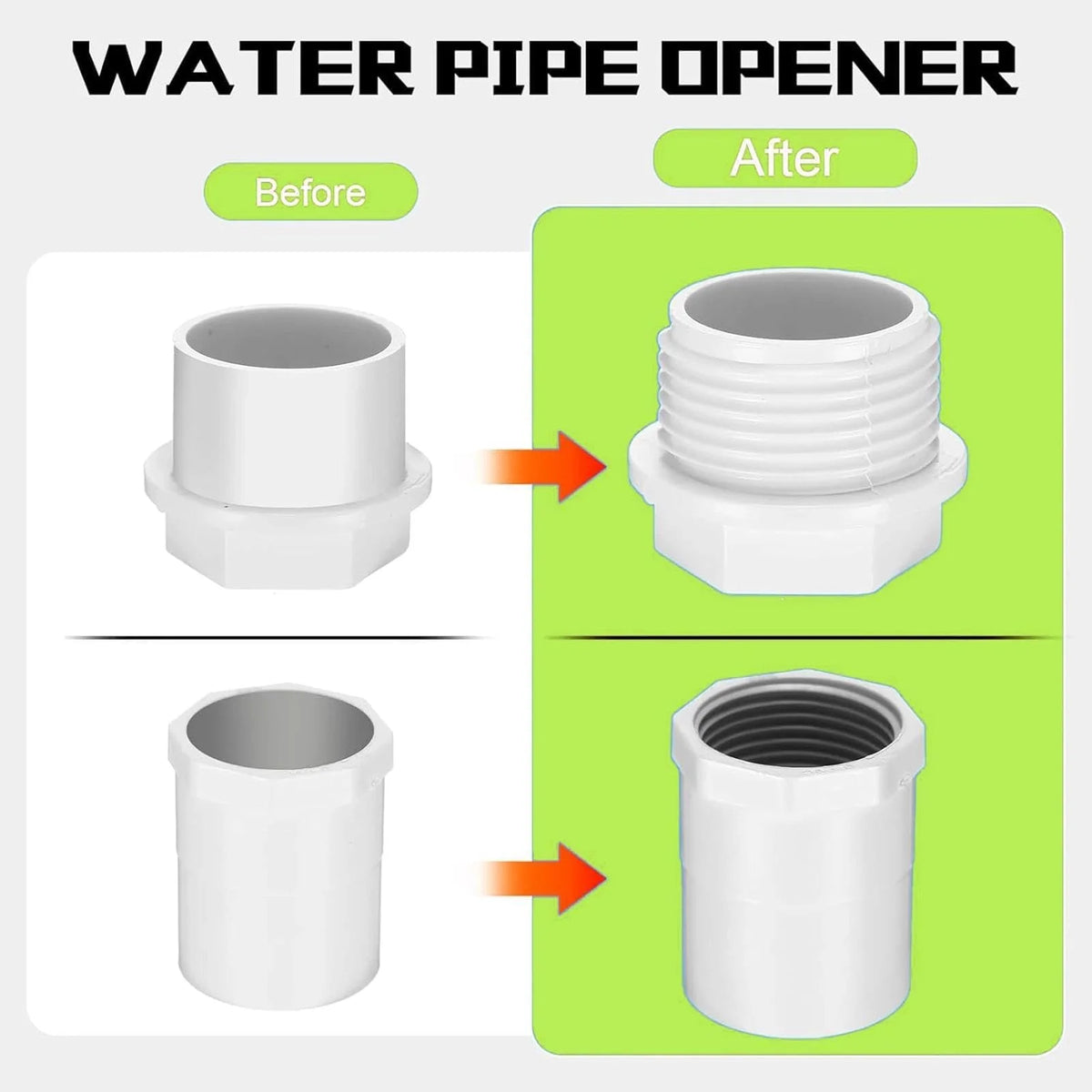 3-Piece Pipe Threading Kit for PPR Pipes