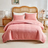 Quilted Plaid Coverlet Bedspread
