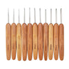 Bamboo Handle Crochet Hook Set with Ergonomic Grip