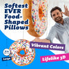3D Donut Throw Pillow