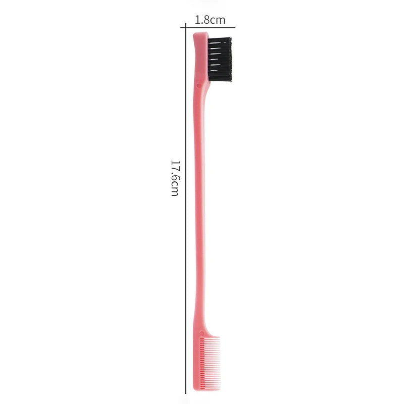 2-in-1 Anti-Static Edge Control Brush & Comb