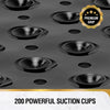 Extra Long Non-Slip Bathtub Mat with Suction Cups & Drain Holes