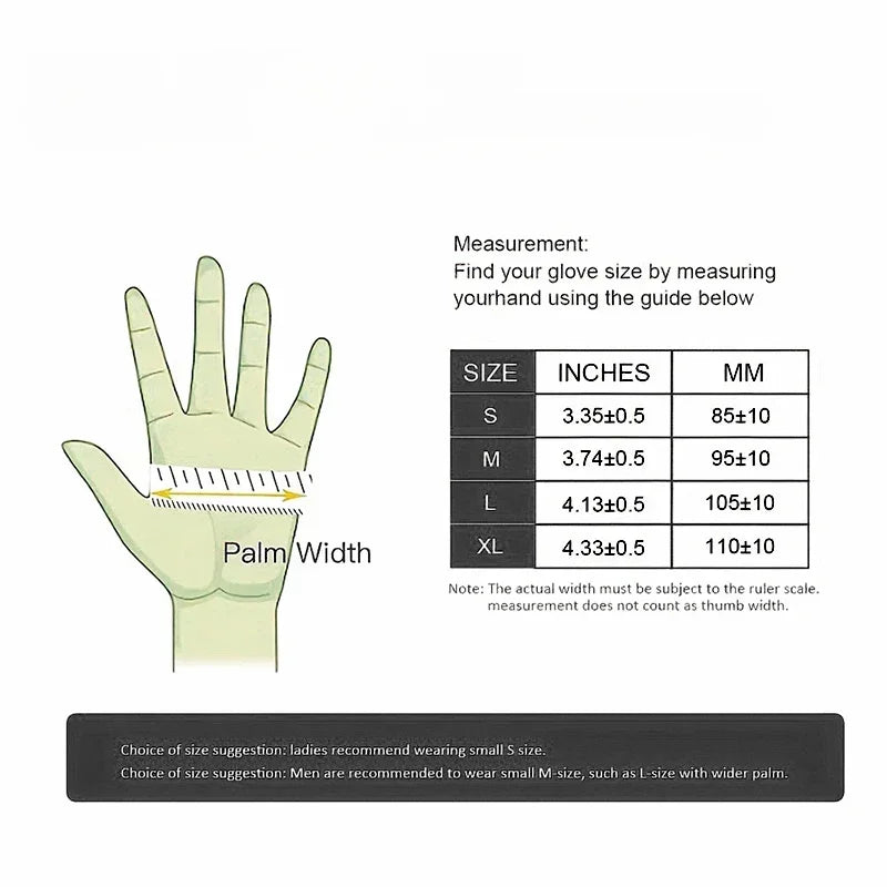 Heavy-Duty Black Nitrile Disposable Gloves (Latex-Free)