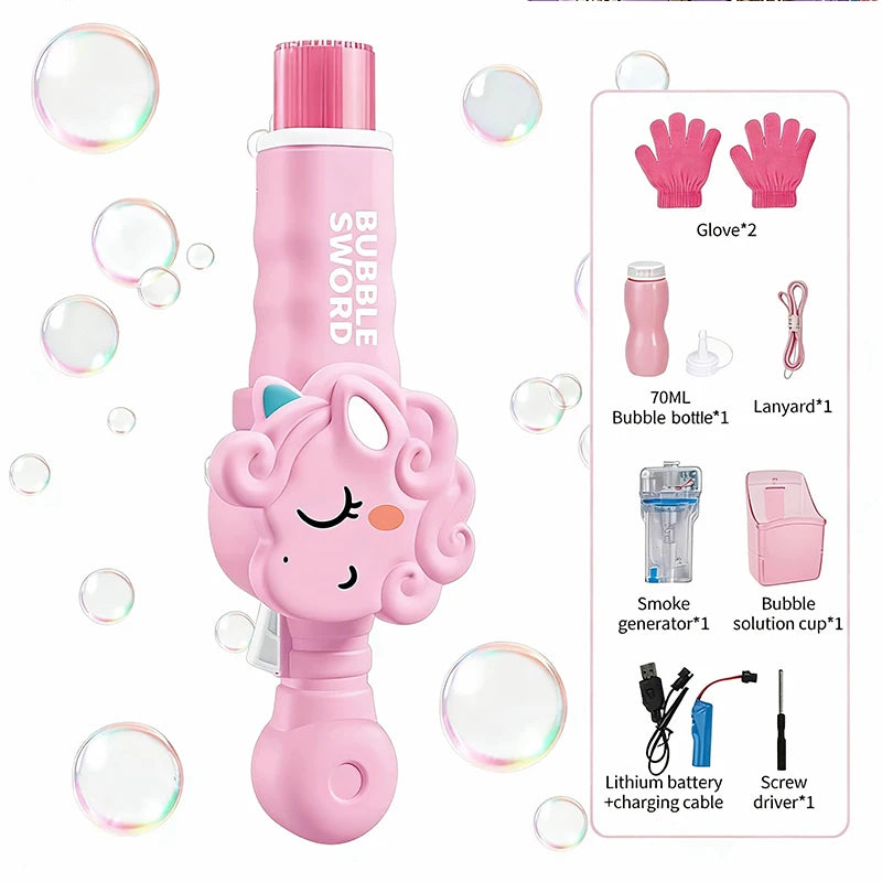 Varita de Burbujas con Forma de Animal y Luz LED