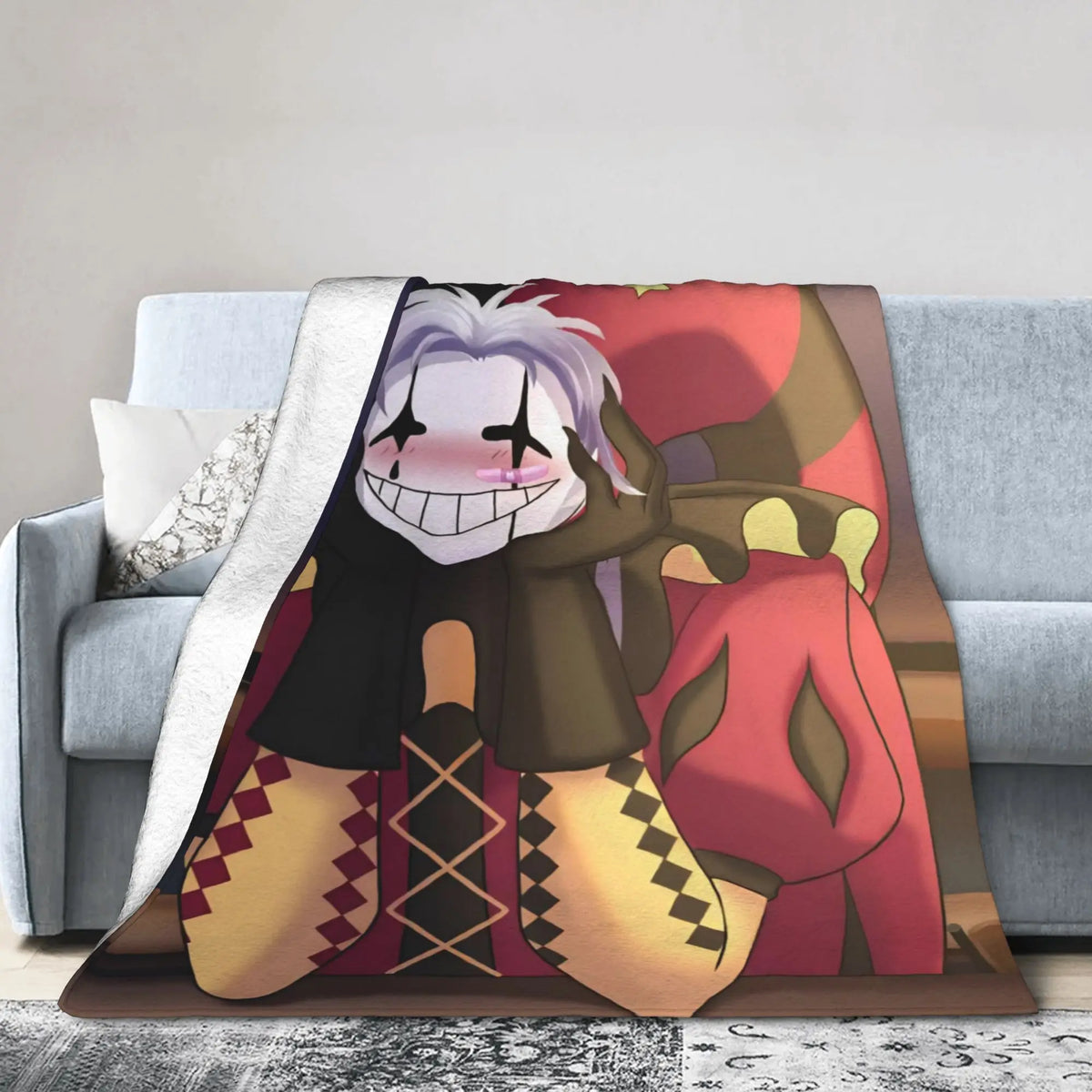 Cozy Circus Throw Blanket – Soft Fleece Plush for Year-Round Comfort