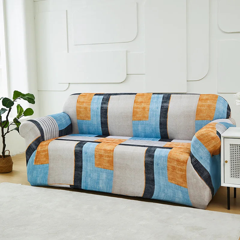 Stretch Sofa Cover with Non-Slip Backing