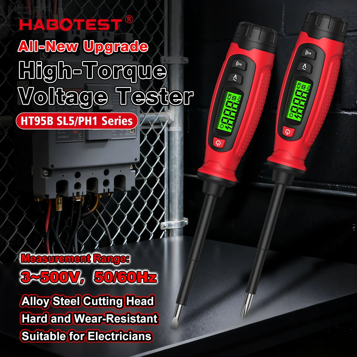 Digital AC Voltage Tester Screwdriver with LCD Display