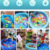 Magnetic Fishing Game Set with Inflatable Pool