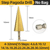 Titanium Step Drill Bit Set — 4 to 20mm Multi-Size Cone Drill
