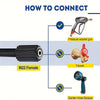 High-Pressure Washer Extension Hose - M22-14mm Thread