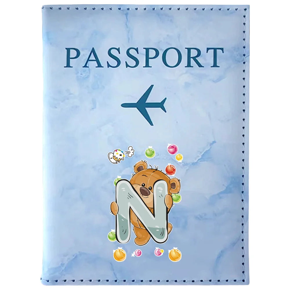Classic Vintage Leather Passport Holder with Card Slots