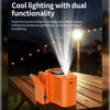 Portable Clip-On Fan with LED Display