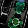 LED Light-Up Car Cup Coasters with Motion-Activated Glow