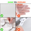 Comparison image showing fine mesh laundry bags for delicates and everyday wash, highlighting features and drawbacks.