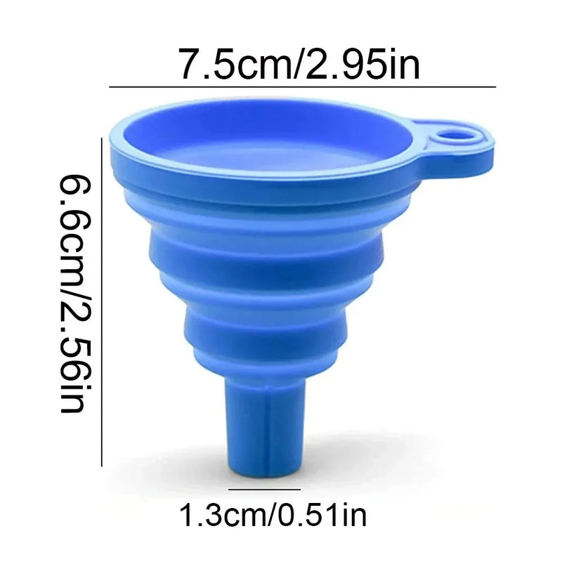 Collapsible Silicone Car Funnel