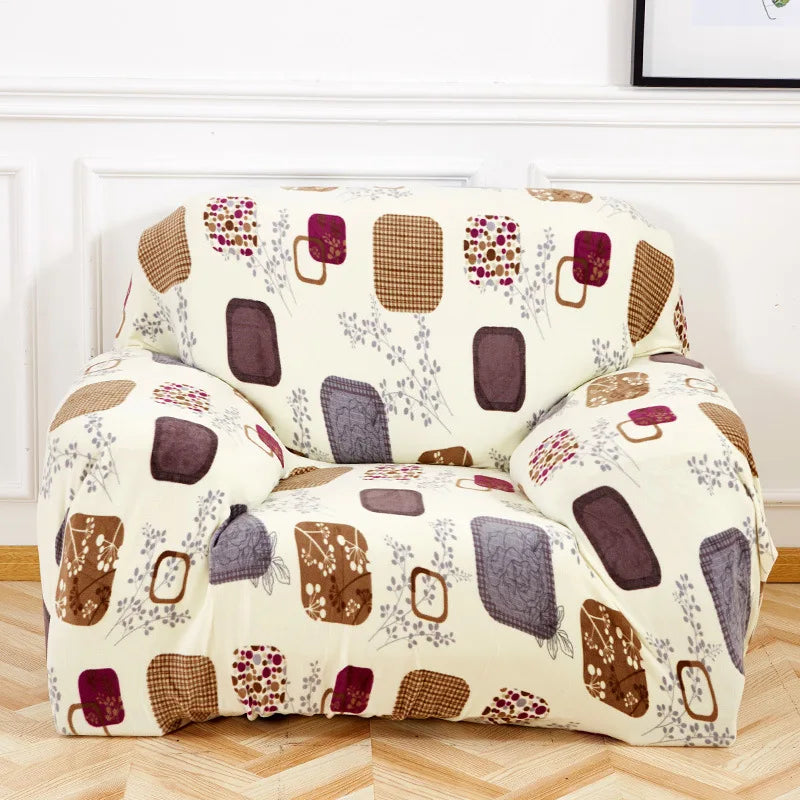 Stretch Sofa Cover with Non-Slip Backing