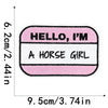 Embroidered Iron-On Patch with Cute Emblem Design