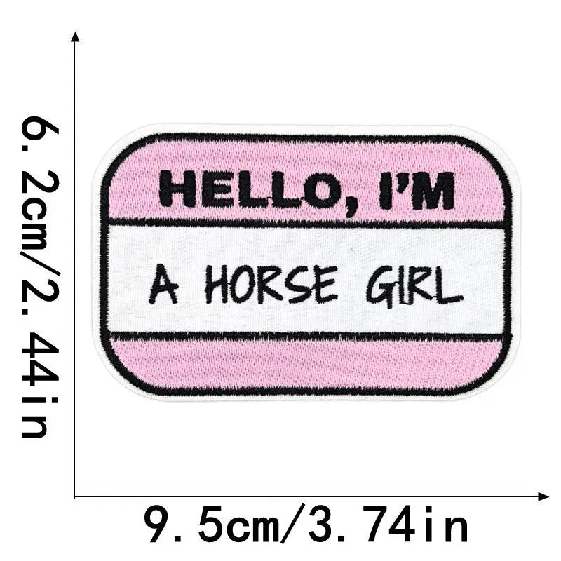 Embroidered Iron-On Patch with Cute Emblem Design