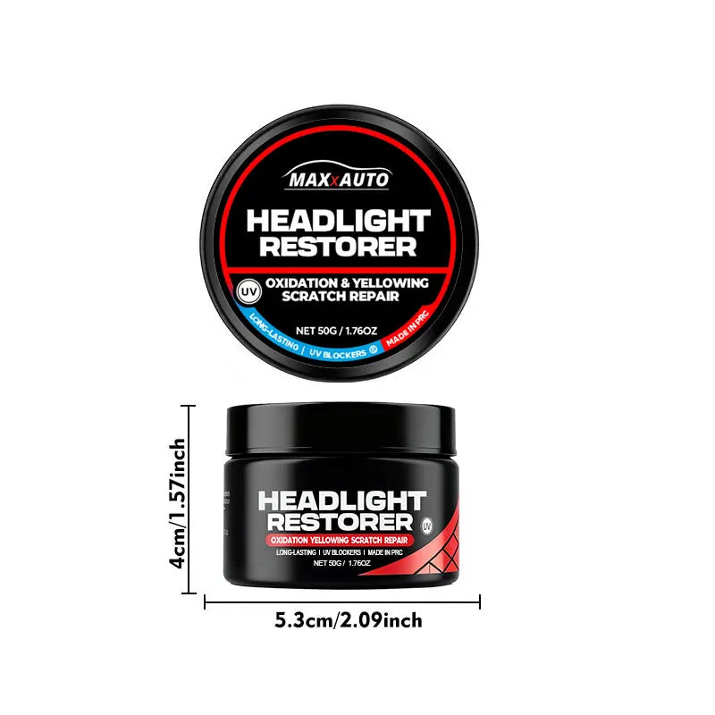 Car Headlight Restoration Kit