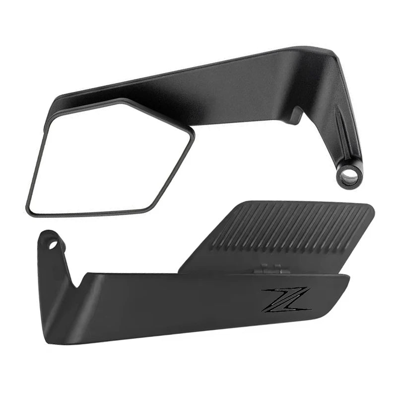Universal Motorcycle Side Mirrors with Adjustable Winglets