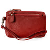 PU Leather Wallet with Wrist Strap and Coin Purse
