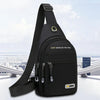 Men's Casual Crossbody Sling Bag with Multiple Pockets