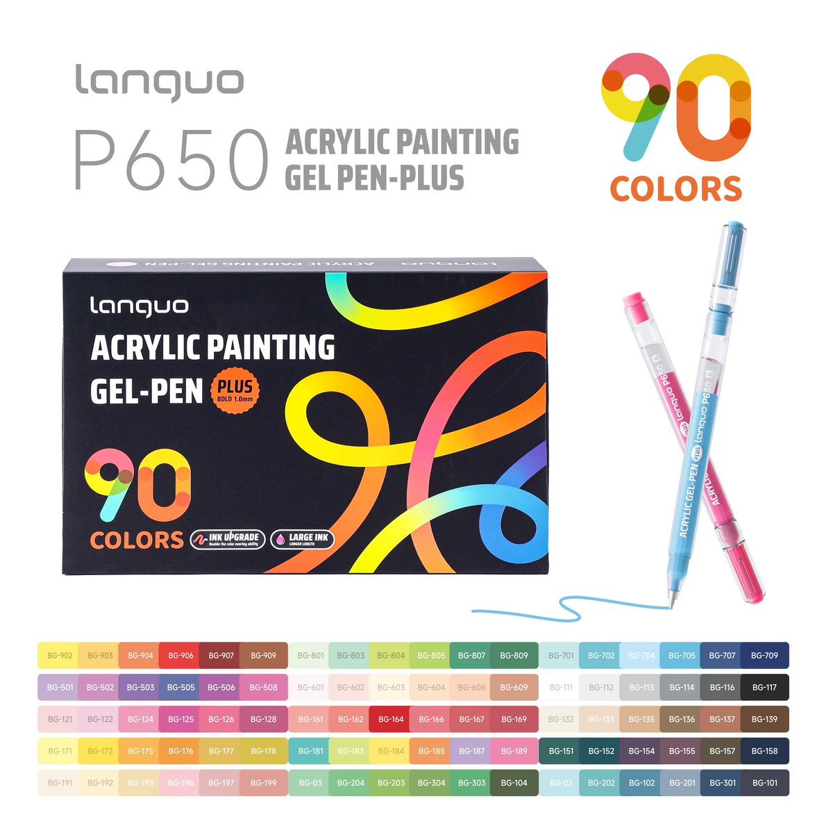 Vibrant Gel Pen Set – Smooth Writing for Art, Notes & Journaling