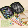 Complete Crochet Needle and Stitch Marker Kit with Storage Case