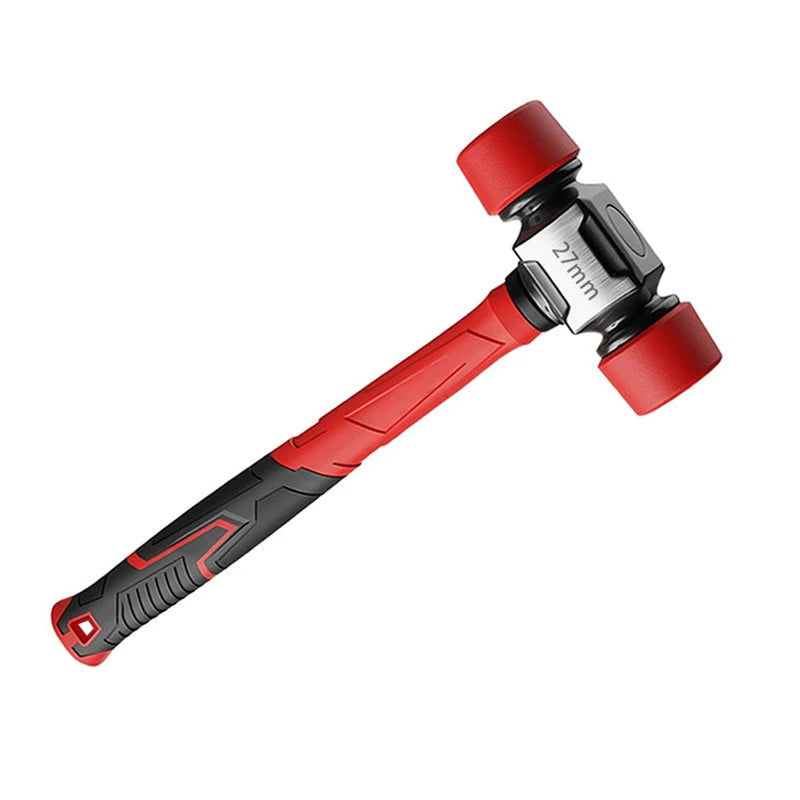 Ergonomic Double-Faced Rubber Mallet with Non-Slip Grip