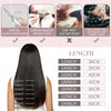 Extensions en Cheveux Humains Réels - Pour un Effet Fusion Parfait