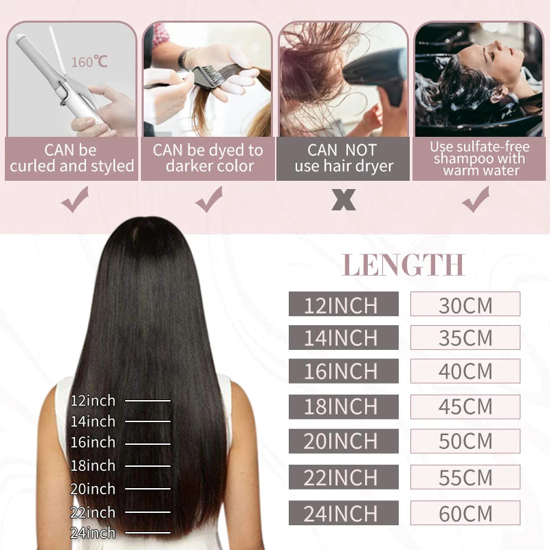Extensions en Cheveux Humains Réels - Pour un Effet Fusion Parfait